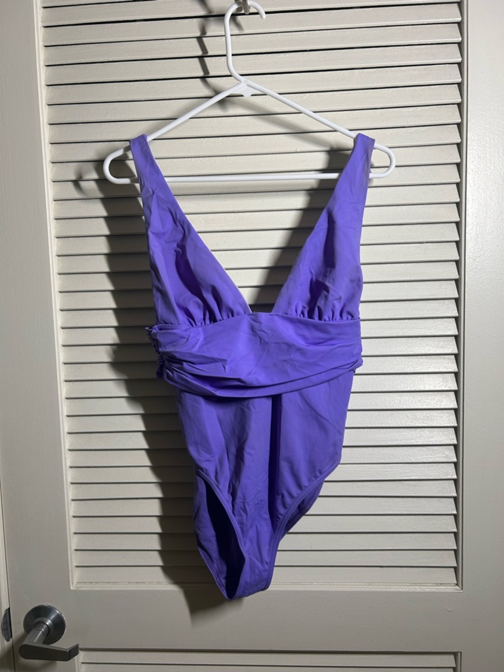 ASOS Vibrant Purple One-Piece Swimsuit 34DD